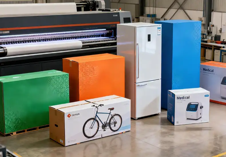 Large Custom Corrugated Boxes Mfr | Heavy Duty TV & Medical Packaging ...