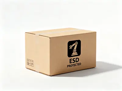 Industrial robot carton with ESD coating, 2×1.4m – Large Custom Box Solution